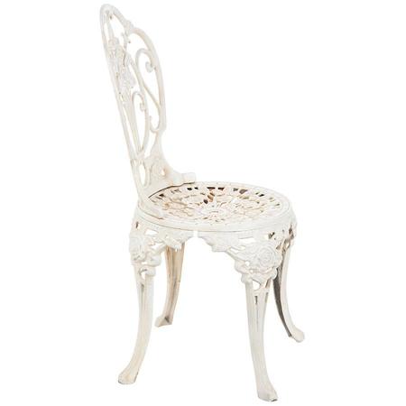 Design Toscano Villa Ravello Rose Garden Cast Iron Bistro Chair: Each SP3464